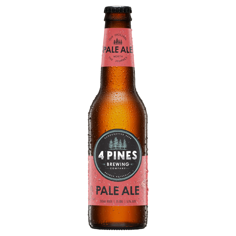 4 Pines Pale Ale 330mL Bottles 24 Pack