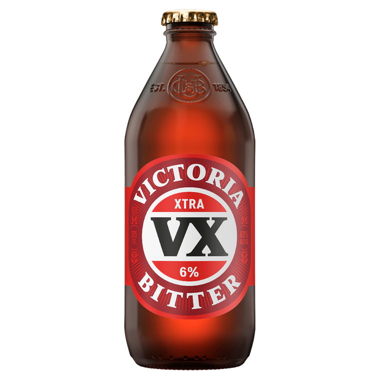 Victoria Bitter Extra 6.0% 375mL Bottles 24 Pack