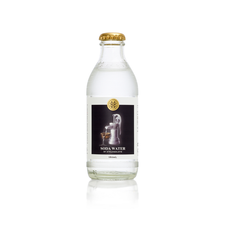 StrangeLove Soda Water 180mL Bottles 24 Pack