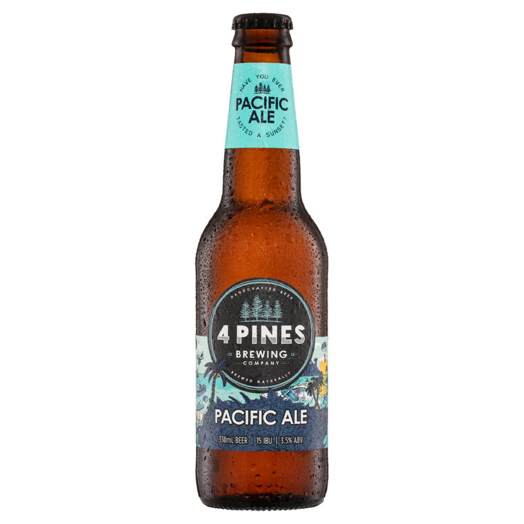 4 Pines Pacific Ale 330mL Bottles 24 Pack (Q)