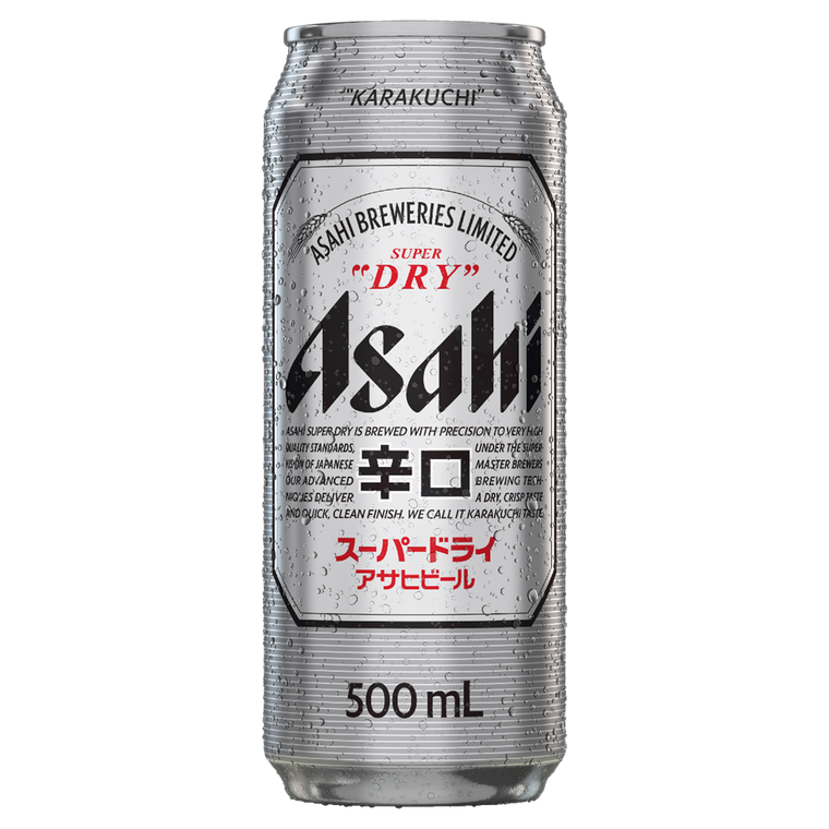 Asahi Super Dry 500mL Cans 24 Pack (Q)