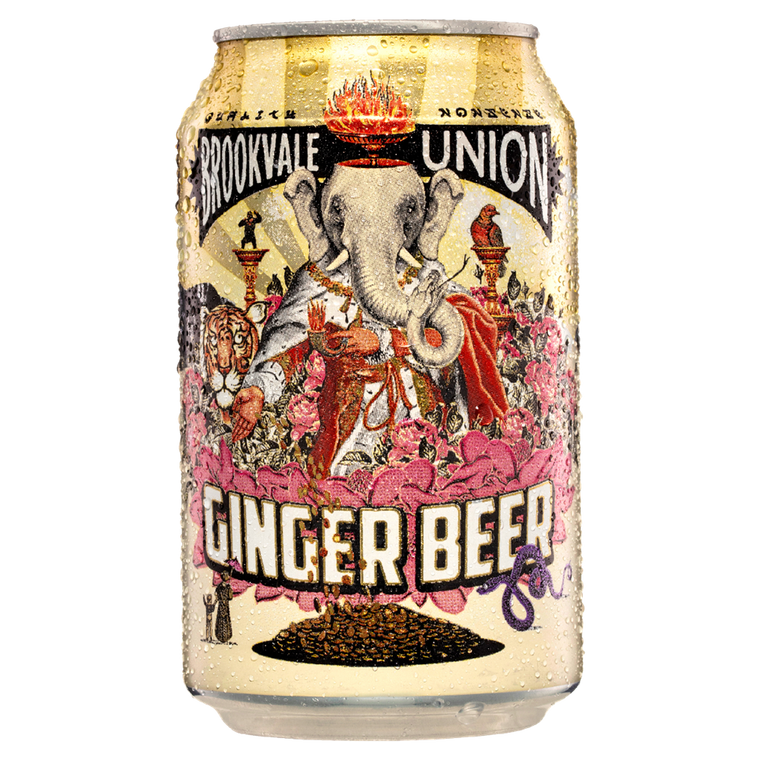 Brookvale Union Ginger Beer 330mL Cans 24 Pack (Q)