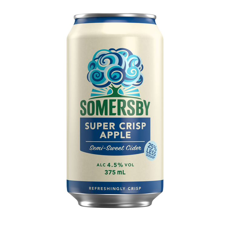 Somersby Supercrisp 375mL Cans 30 Pack (Q)