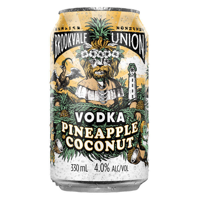 Brookvale Union Pineapple and Coconut 4.0% 330mL Cans 24 Pack (Q)