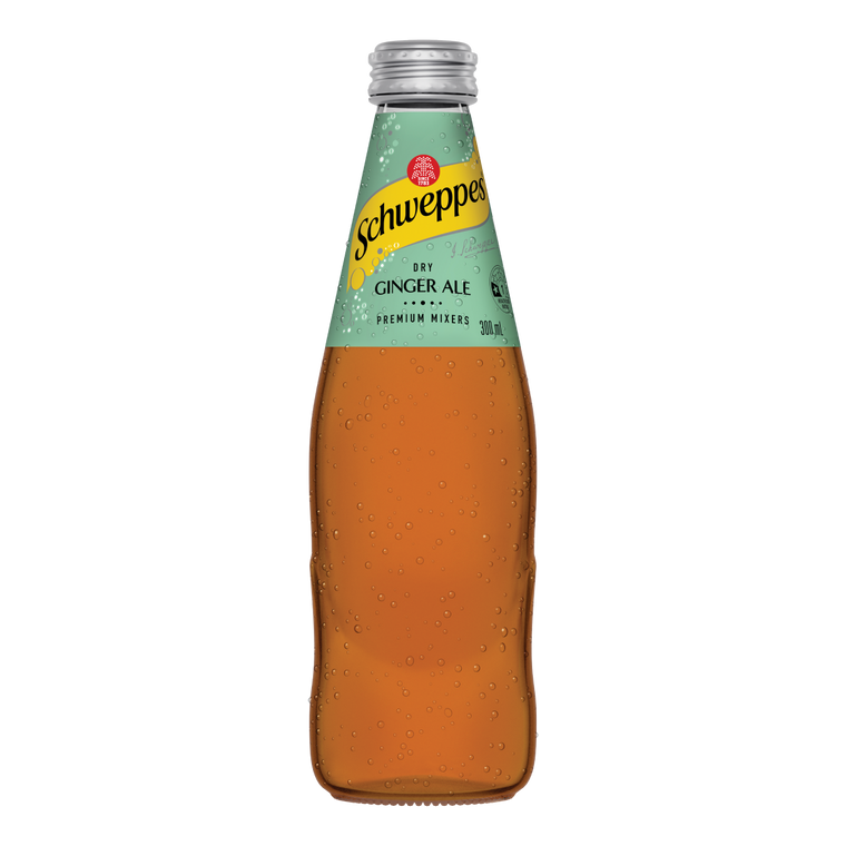 Schweppes Ginger Ale 300mL Bottles 24 Pack (Q)