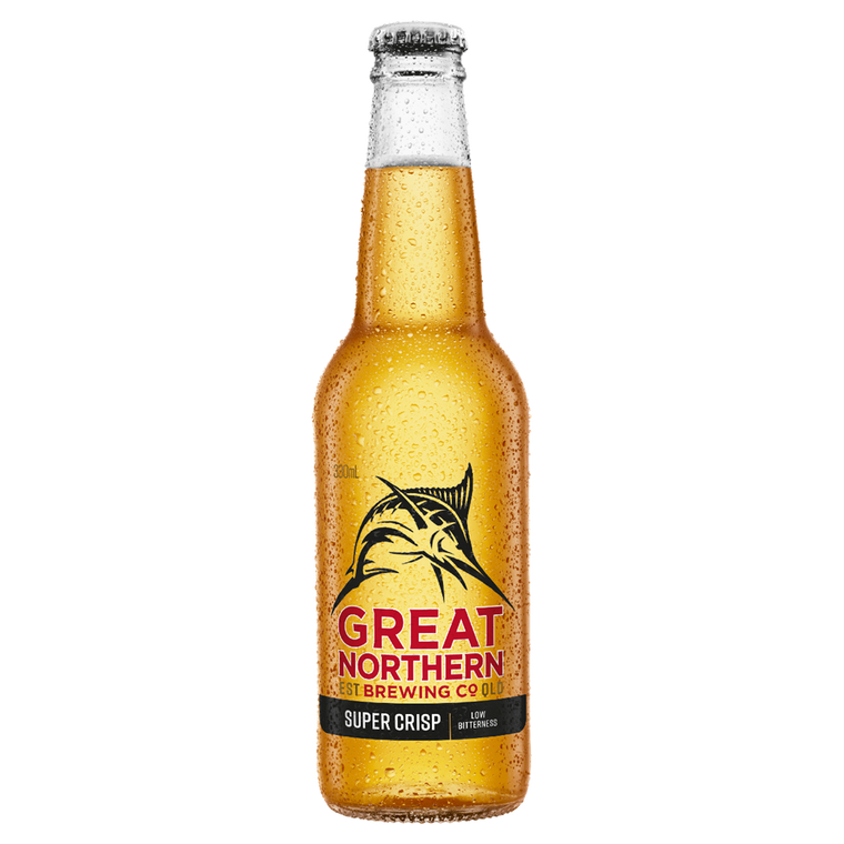Great Northern Super Crisp Lager 330mL Bottles 24 Pack (Q)