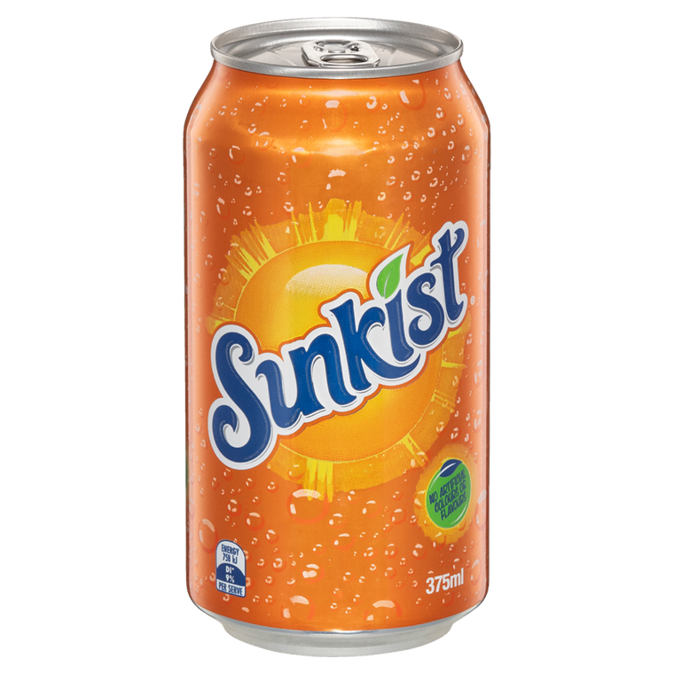 Sunkist Orange 375mL Cans 30 Pack (Q)