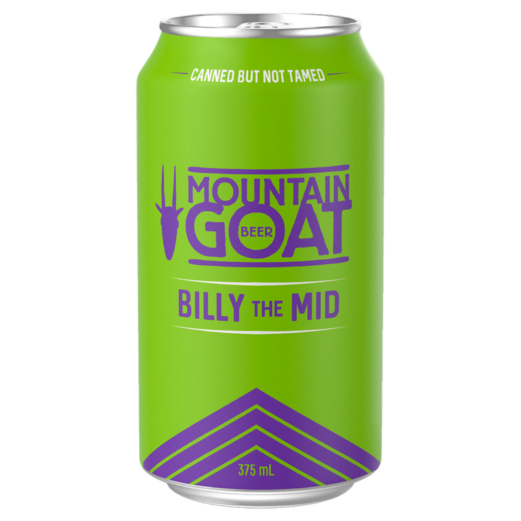 Mountain Goat Billy The Mid 375mL Cans 24 Pack (Q)