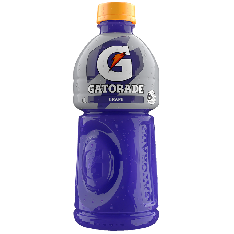 Gatorade Fierce Grape 1L PET Bottles 6 Pack (Q)