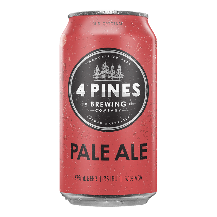 4 Pines Pale Ale 375mL Cans 18 Pack (Q)