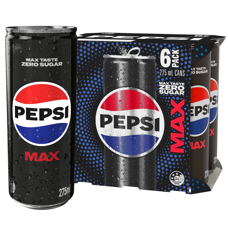 Pepsi Max 275mL Cans 24 Pack (Q)