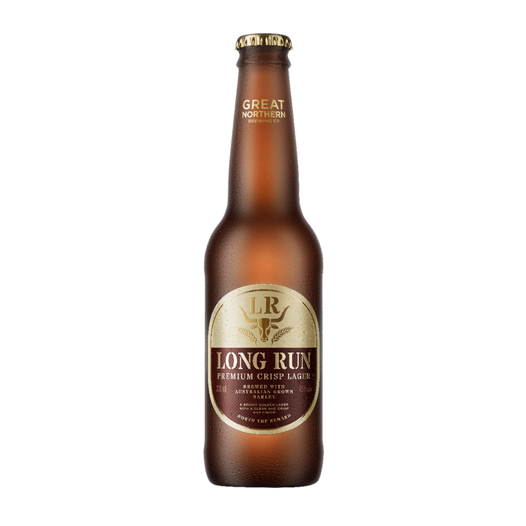 Great Northern Long Run Lager 330mL Bottles 24 Pack (Q)