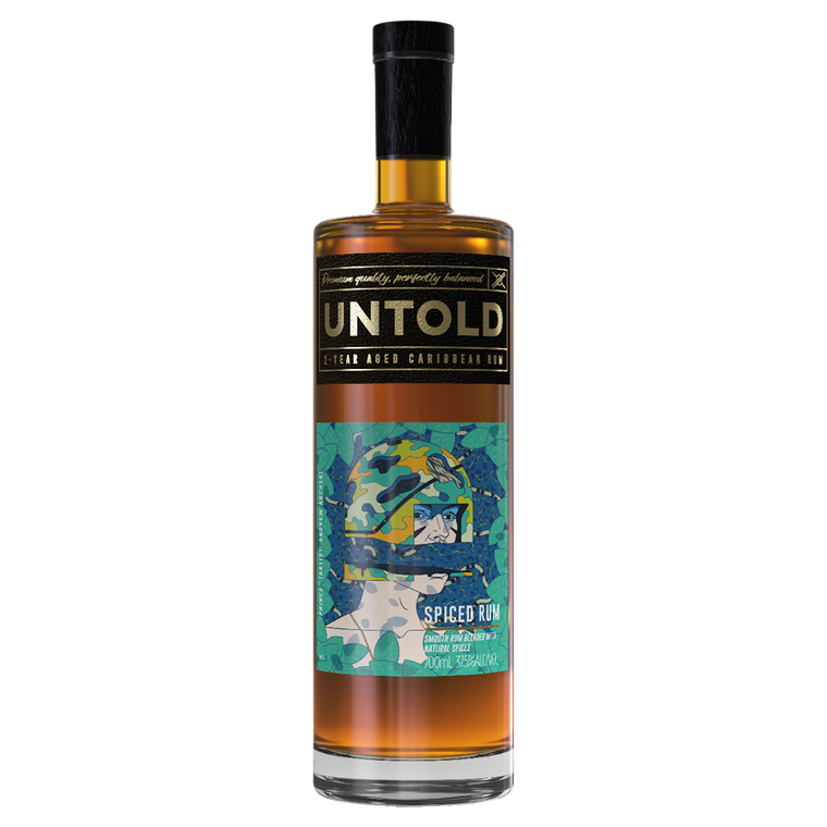 Untold Spiced Rum 37.5% 700mL Bottles (Q)