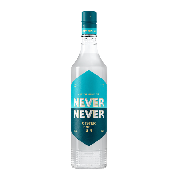 Never Never Oyster Shell Gin 42% 700mL Bottle 