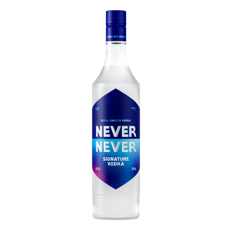 Never Never Vodka 40% 700mL Bottle 