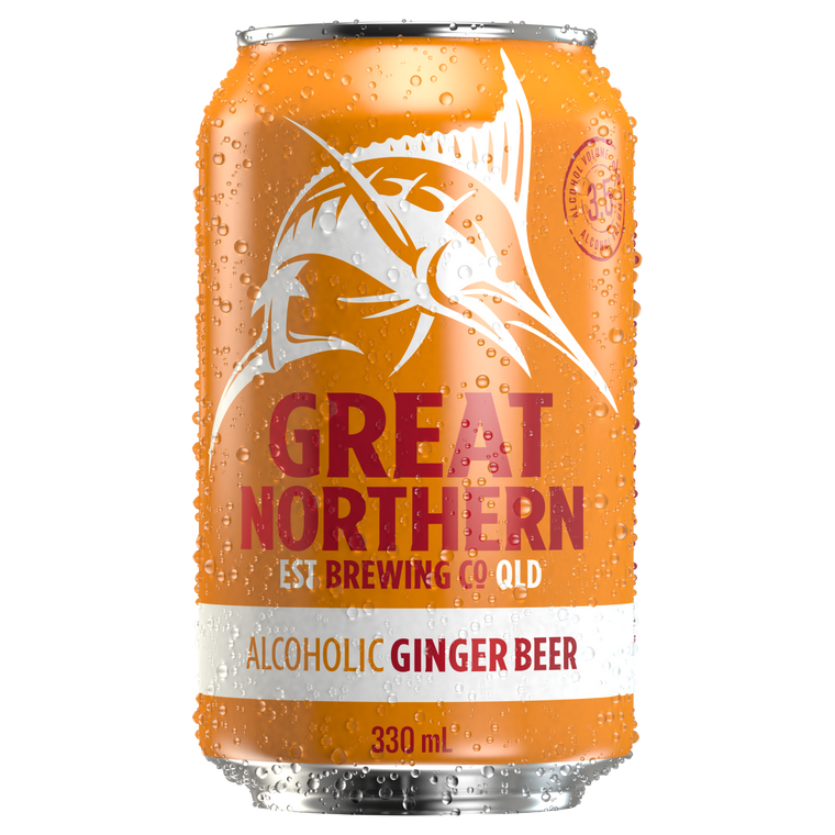 Great Northern Ginger Beer 3.5% 330mL Can 24 Pack