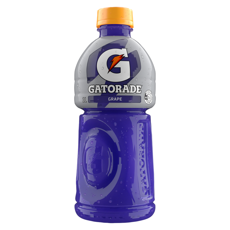 Gatorade Fierce Grape 1L PET Bottles 12 Pack