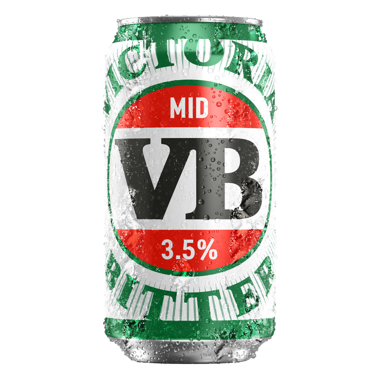 Victoria Bitter 3.5% 375mL Cans 30 Pack