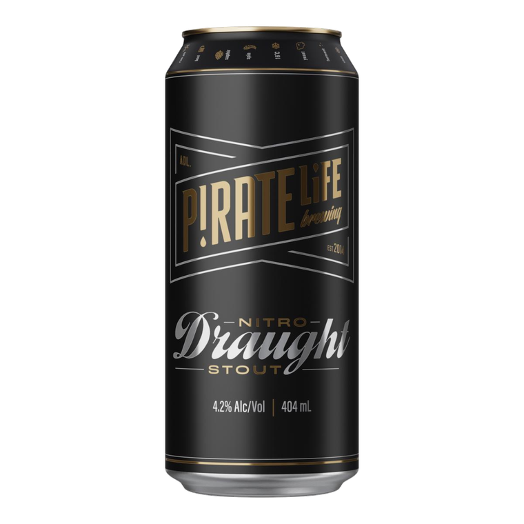 Pirate Life Nitro Stout 4.2% 404mL Cans 16 Pack