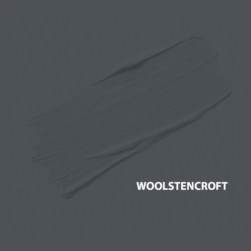 HMG Paints - Woolstencroft - A modern slate grey inspired by the mill rooftops which aligned the River Irk. Can transform rooms and exteriors into dramatic, rich spaces.