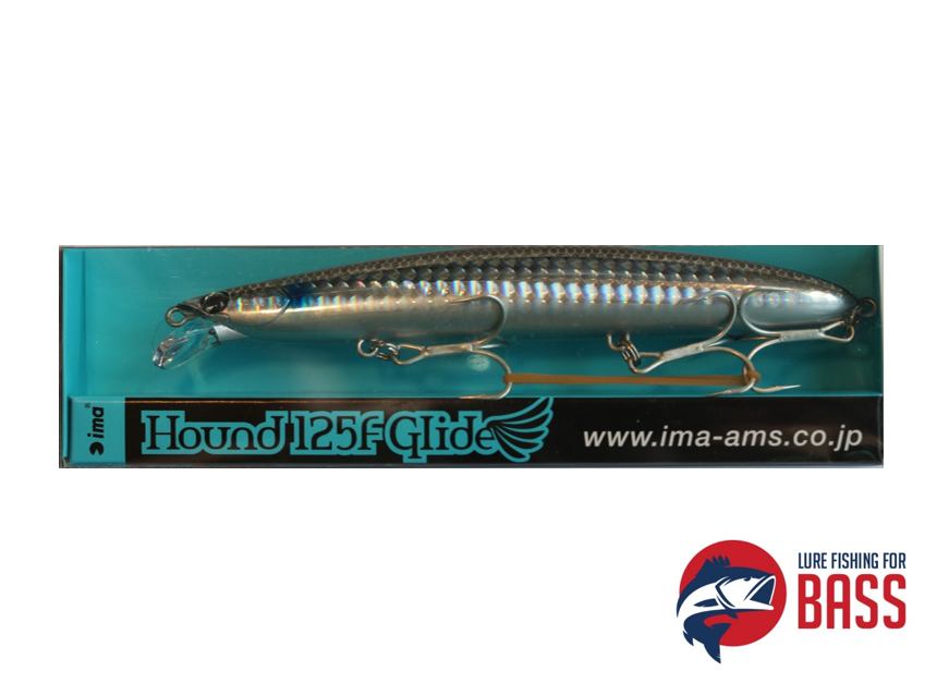 Leurre Ima Hound 125F Glide - Flottant, Pour Bar, Pêche En Mer, 125mm 20g