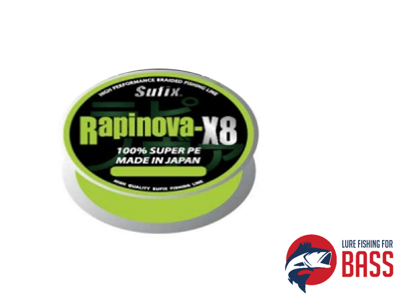 Sufix Rapinova X8 150M Lemon Green PE0.6 12LB