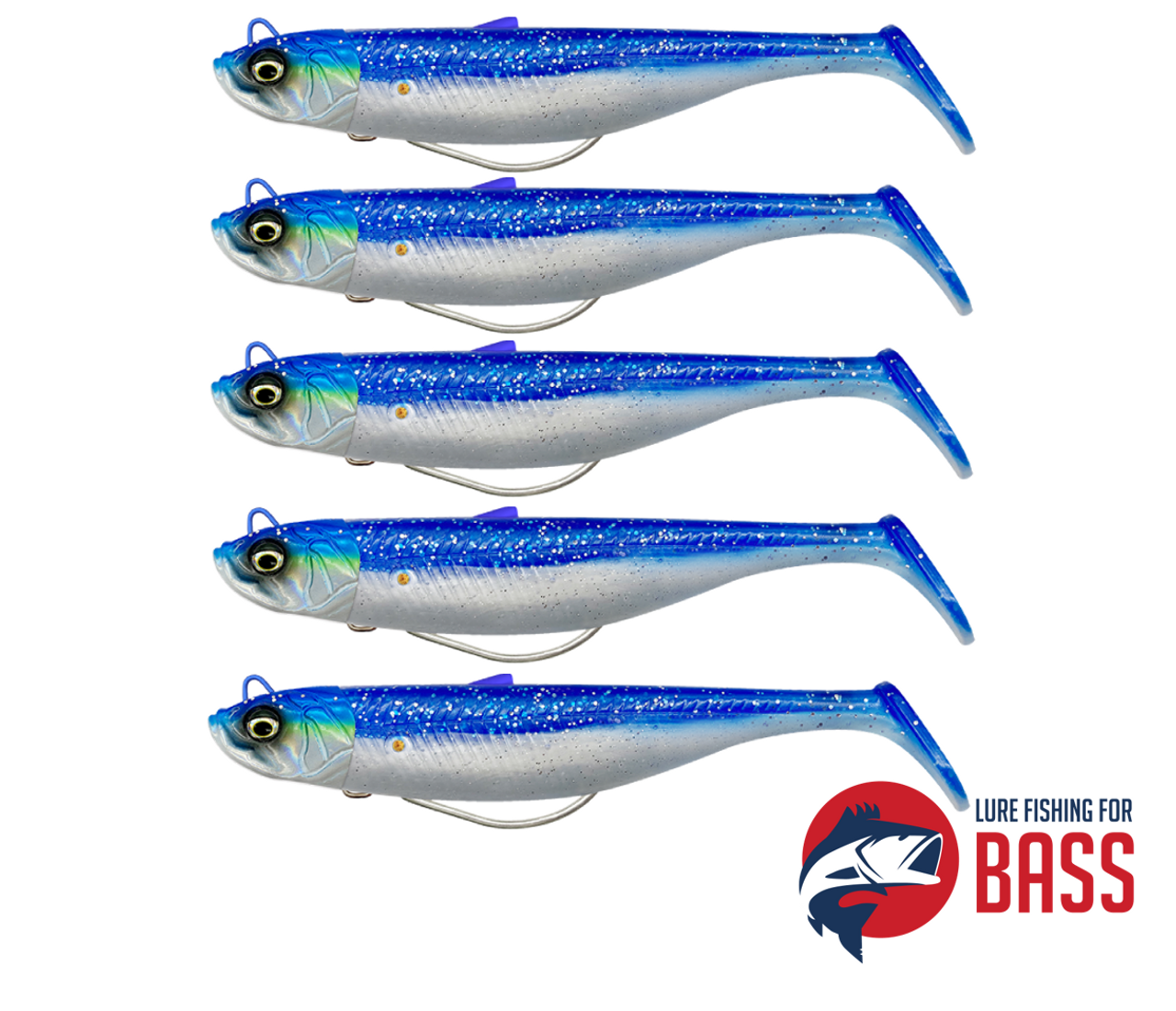 Savage Gear Savage Minnow Weedless Blue Pearl Silver 100 16g (BULK)