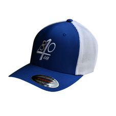 430AM Gear Flexfit Trucker Cap Royal Blue and White 430AM Gear Flexfit Trucker Cap Royal Blue and White