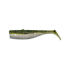 Savage Gear Savage Minnow Weedless 80 Tail Green Silver