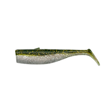Savage Gear Savage Minnow Weedless 100 Tail Green Silver