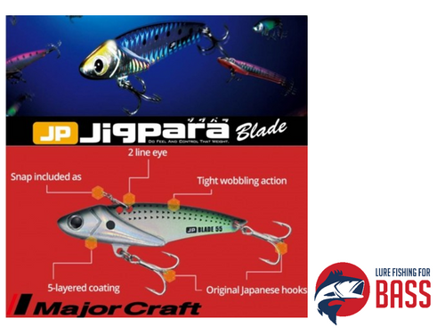 Major craft lure Jigupara blade 100mm 35g # 35 shad 