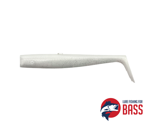Savage Gear Sandeel V2 140 Tail White Pearl Silver 