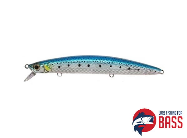 angel kiss fishing lures Maria Minnow 140, 5.5 inches (140 mm), 0.9 oz (25 g), Anchovy Sardine Holo KIH Lure Sporting Goods Maria Angel Kiss EKF