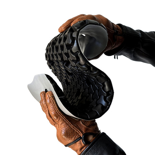 Goodrevs SAS-TEC SC-1/FB2 CE Level 2 Back Protector Insert – EN 1621-2 Certified Tripleflex™ Viscoelastic Motorcycle Spine Armor, Anatomical, Ventilated, Multi-Impact, All-Season (XXS - XXL)