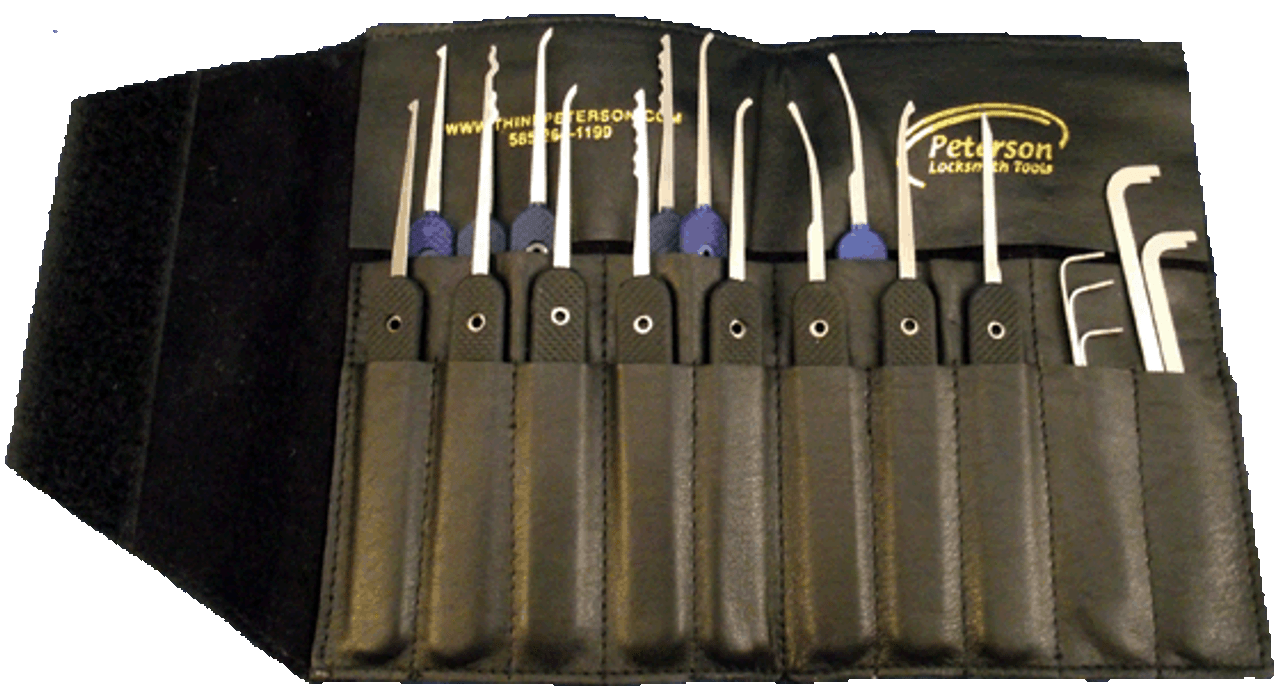 Plastic Handle 14-Piece Government Steel Pick Set Plastic Handle 14-Piece Government Steel Pick Set