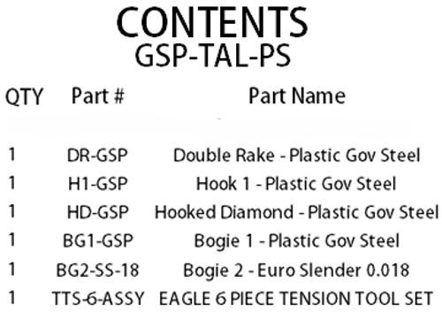 Talon Pick Set -GSP