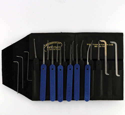 Rubber Handle 14-Piece Government Steel Pick Set