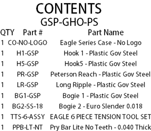 Ghost Pick Set - GSP