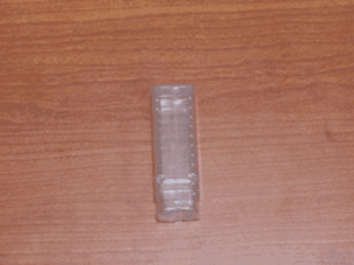 5 Plastic Product Tubes - 5/8 x 2