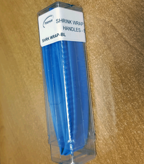 Shrink Wrap Pick Handles- BLUE - ThinkPeterson.com