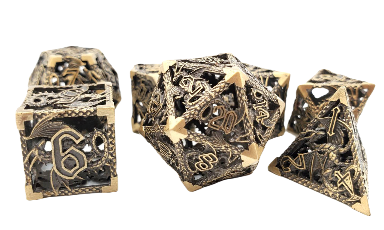 Metal Dice D20 For Cthulhu- DNDWoW