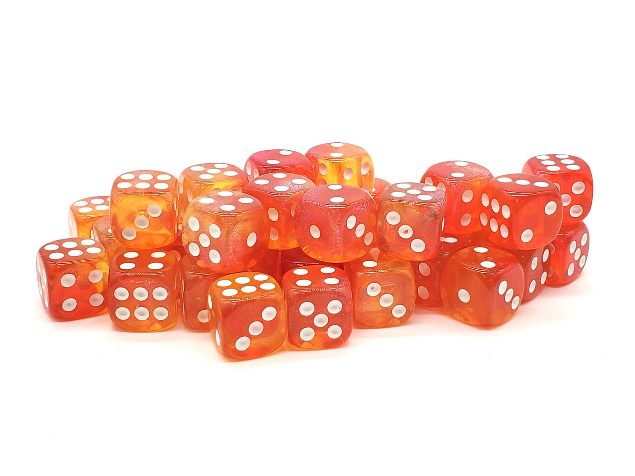 Old School 36ct 12mm D6 Dice Set: Galaxy - Exploding Sun - Old