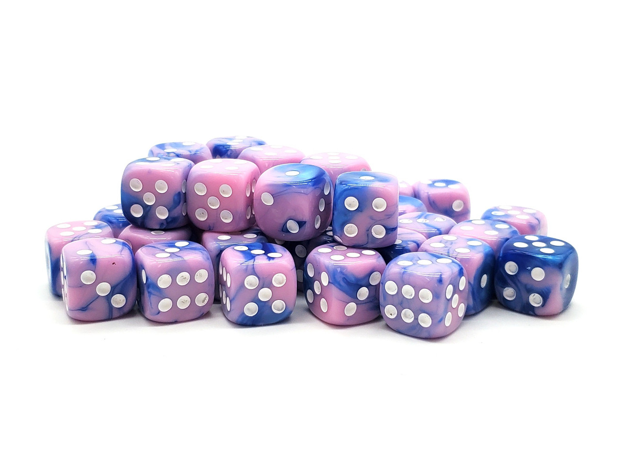 Old School 36ct 12mm D6 Dice Set: Vorpal - Blue & Pink - Old
