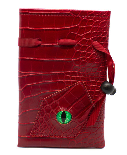 Old School Dice: Dragon Eye Dice Bag - Red Dragon