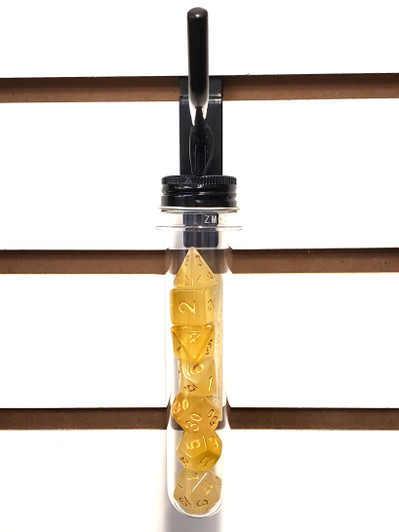 Old School 7 Piece DnD RPG Dice Set: Odyssey - Yellow