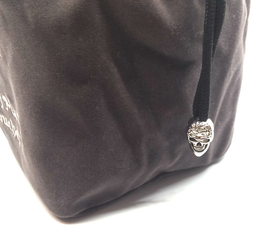 Old School Dice: Bag of Many Pouches Dice Bag - Gray