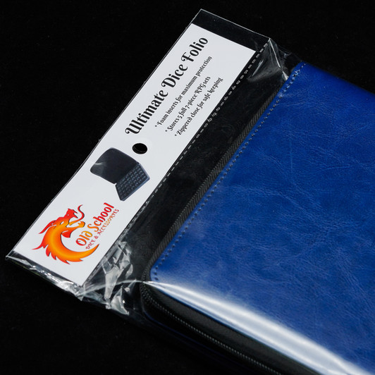 Old School Dice: Ultimate Dice Folio -Blue