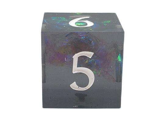 Old School Dice: Sharp Edged 7-Piece Dice Set - Blitzar