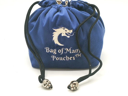Old School Dice: Bag of Many Pouches Dice Bag - Royal Blue