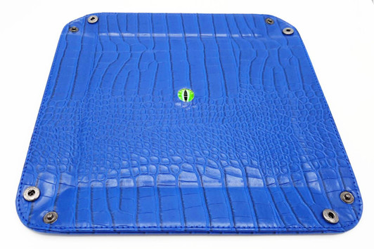 Old School Dice: Dragon Eye Rolling Tray - Blue Dragon